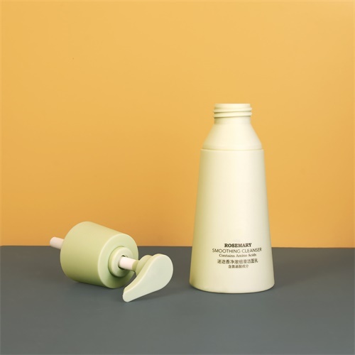 280ml HDPE Plastic Lotion Pump Bottle Cone Shaped Shampoo Gel Lotion Cream Bottle Cosmetic Packaging