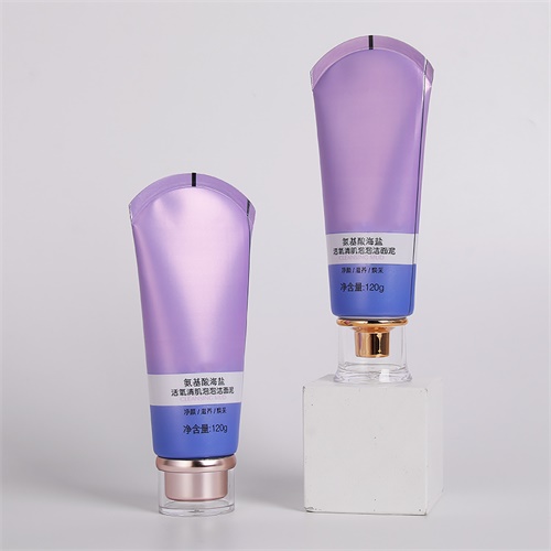 120ml Aluminum Material Hand Cream Tube with Acrylic Cap Custom Face Wash Cosmetic Packaging Tube