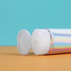 ABL Cosmetic Cream Tube 3D Holographic Printing 70ml With Flip Cap for Hand Serum Face Cleaner Lotion