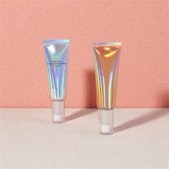 New Design 3D Holographic Printing ABL Vacuum Pumping tube 40ml for Hand Serum Face Cleaner cosmetic packaging