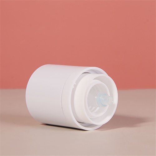 White Round 15ml 30ml 50ml Airless Pump Bottle Cosmetics Packaging Airless Bottles