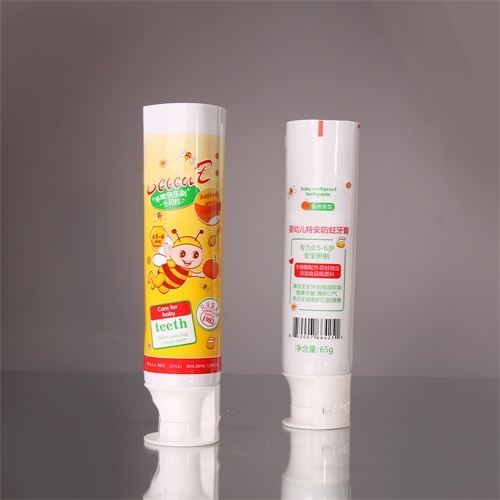 65ml 2oz Laminated Toothpaste Tube Unsealed End with Flip Cap Soft Tube Packaging