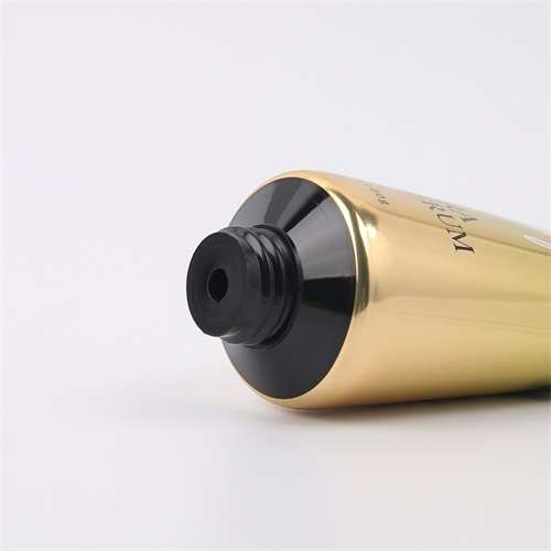 Cosmetic tube 100ml Highly Shiny Gold ABL Scrub Soft Squeeze Tube Packaging for Cream Lotion Scrub