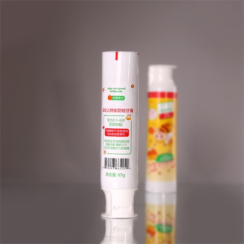 65ml 2oz Laminated Toothpaste Tube Unsealed End with Flip Cap Soft Tube Packaging