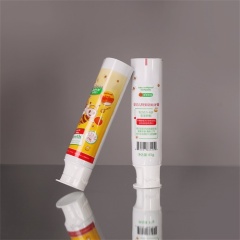 65ml 2oz Laminated Toothpaste Tube Unsealed End with Flip Cap Soft Tube Packaging