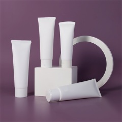 2oz 3oz Sugarcane Cosmetic Tubes Matte White Customized Logo Printing Packaging for Personal Care