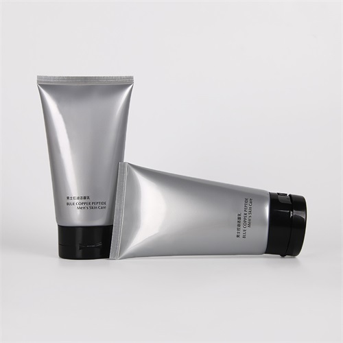 130ml Soft Silver Hand Sanitizer Gel Tube D50mm PE Tubes For Cosmetic Packaging 4oz
