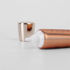 D22mm 30ml Rose Gold Aluminum Lminated Plastic Metal Squeeze Tubes Pack with Screw Cao for Cosmetics Cream Lotion