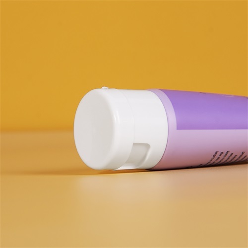 Double Color Purple 30ml Squeezable Cosmetic Lotion Tube Packaging with Flip Cap OEM
