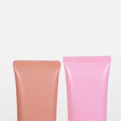 30ml 40ml Flat Natural Sunscreen Tube with Screw Lid BB Cream Oval Nozzle Squeezable Tube Cosmetic Packaging