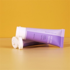 Double Color Purple 30ml Squeezable Cosmetic Lotion Tube Packaging with Flip Cap OEM