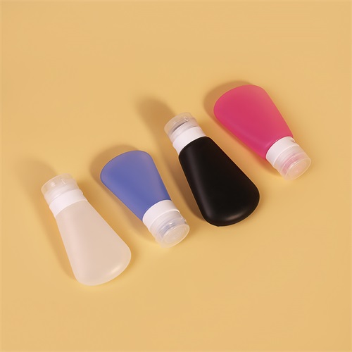 Custom Mini Portable Silicone Travel Squeeze Bottle Reusable Travel Rubber Bottles Tube 60ml