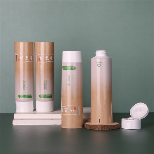 100ml Paper Plastic Composite Lotion Tube With Flip Cap Unsealed Packaging D40mm