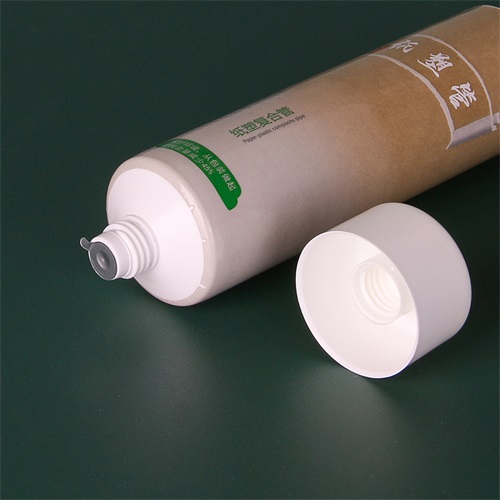 100ml Paper Plastic Composite Lotion Tube With Flip Cap Unsealed Packaging D40mm