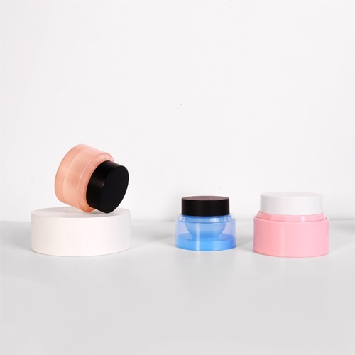 New Fashion 50g 80g PP Colorful PP Empty Container With Slope Shoulder Cosmetic Body Scrub Jar Free Sample