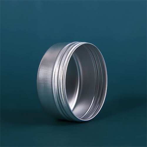 Screw Lid Silver 50g Cosmetic Eye Cream Aluminum Jar Packaging Metal Tin Box Round Container For Lip Balm
