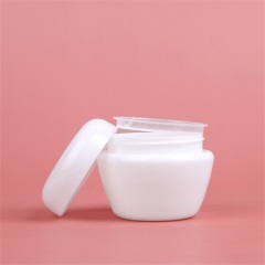 5ml 10ml 20ml 40ml Small White Skincare Cosmetic Jars Cone Shaped Eye Cream Canisters Packaging