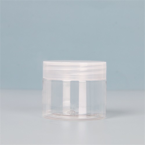 50ml Plastic Pot Jars Round Clear Leak Proof Plastic Cosmetic Container Jars with White Lids for Travel Storage Make Up