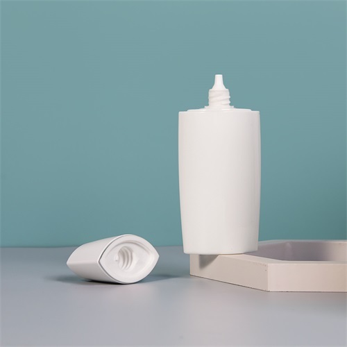 Wholesale Empty Oval 60ml HDPE Plastic Squeeze Lotion Bottles For Sunscreen LESOPACK