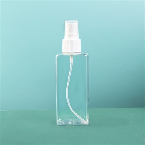 200ml Wholesale Square Shape Plastic Spray Bottle Moisturizing Container Available Customized