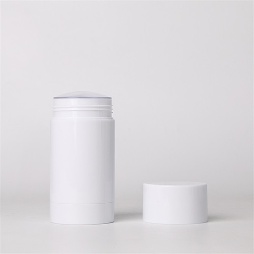 Plastic Deodorant Containers 50ml Empty White Cylinder Refillable Deodorant Tube Bottles Stick Container for Lip balm Lipstick