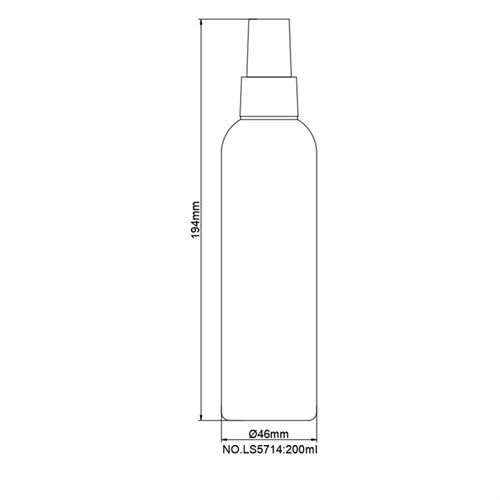 Spray Bottles 200ml White HDPE Empty Fine Mist Plastic Mini Travel Bottle Refillable Liquid Containers