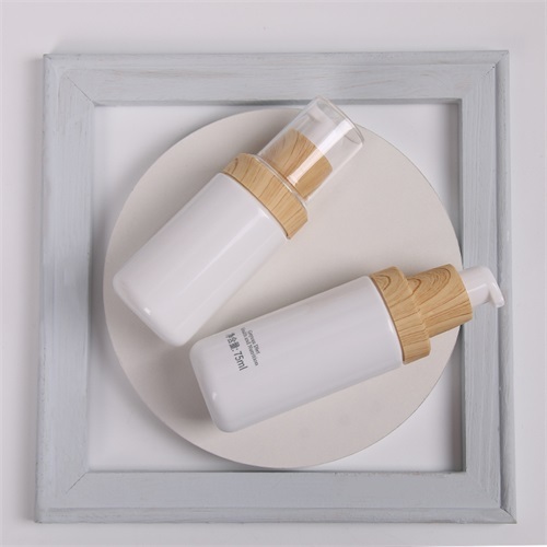 10-1000ml OEM Brand Logo Custom Design Cosmetic Packaging Sets Plastic White Bamboo Printing Bottles