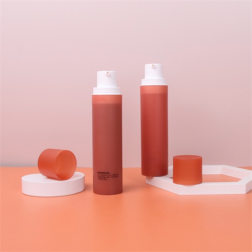 New Design Eco-friendly 120ml Replaceable Inner Bottle PET PP Pump Bottles Cosmetic Skincare Packaging