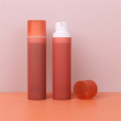 New Design Eco-friendly 120ml Replaceable Inner Bottle PET PP Pump Bottles Cosmetic Skincare Packaging