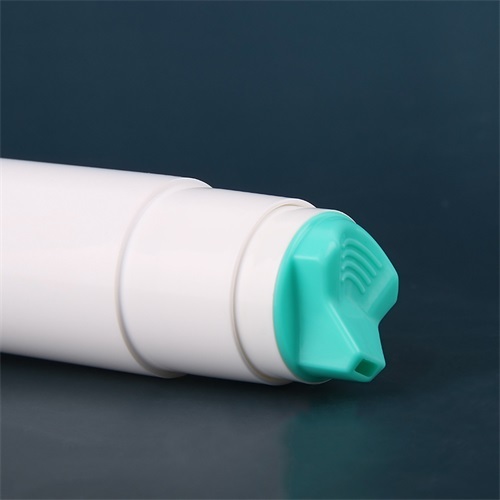 High End 100ml PP Plastic Press Up Airless Toothpaste Bottle Custom Printing