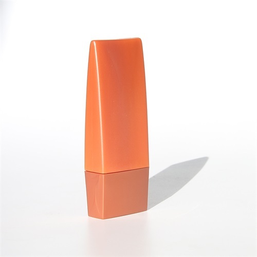 30ml Square Plastic Orange Liquid Foundation Bottle Cream Bottle Packaging
