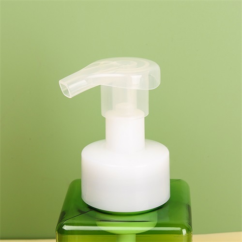 High End Empty 250mL PETG Plastic Cosmetic Foam Soap Facial Cleansing Pump Bottle