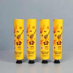 Factory Custom Empty 1oz Cosmetic Aluminum Plastic Tube Hand Cream Cosmetics Packaging Soft Tubes With Screw Cap