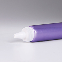 Light Purple Aluminum Laminated ABL Empty Eye Cream Soft Tube with Electric Massage Applicator Packaging or Nozzle Tip