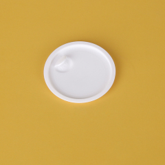 Custom Refillable 50g Luxury Glass Jars Face Cream Cosmetic Packaging With Screw Big Golden Lid