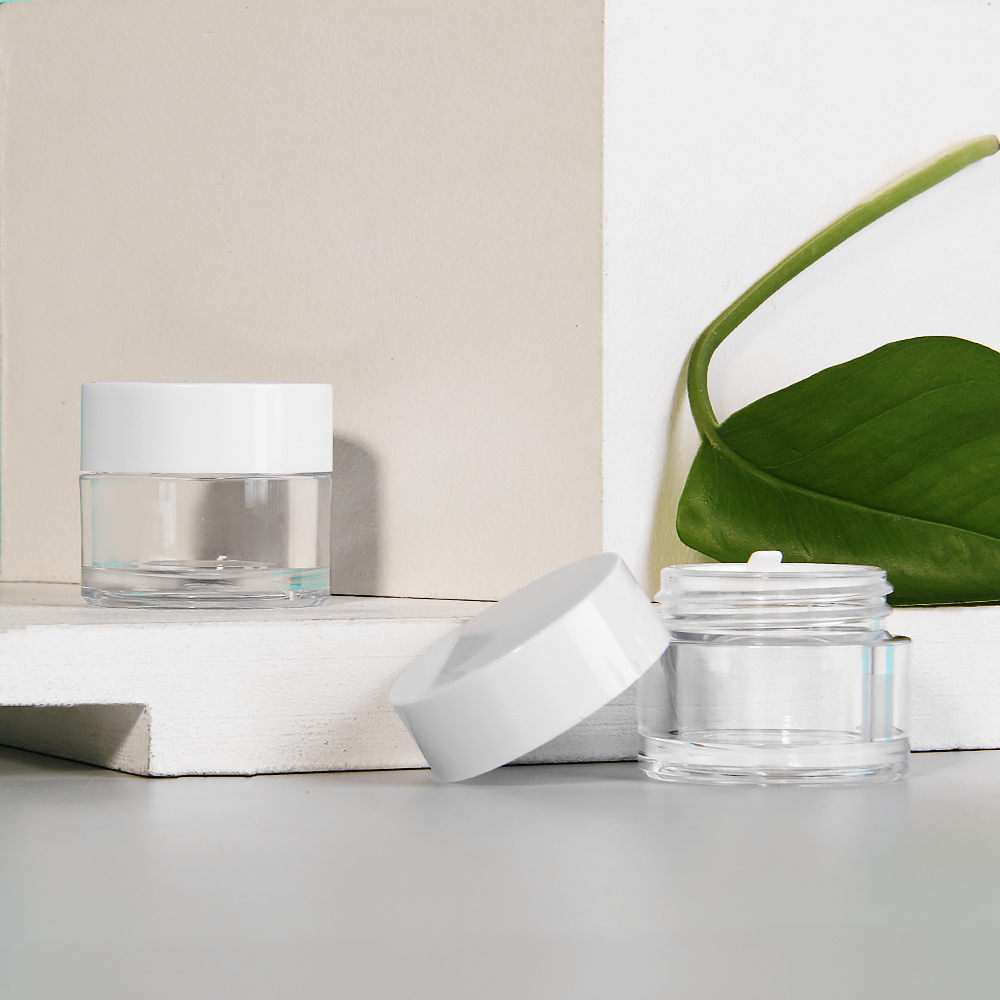 Wholesale 10g PETG Cream Jar for Eye Cream Lip Balm Skin Care Cosmetic Packaging