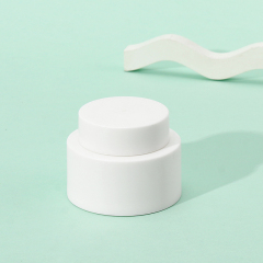 Cylindrical 30ml PP jar facial cream container empty skincare packaging