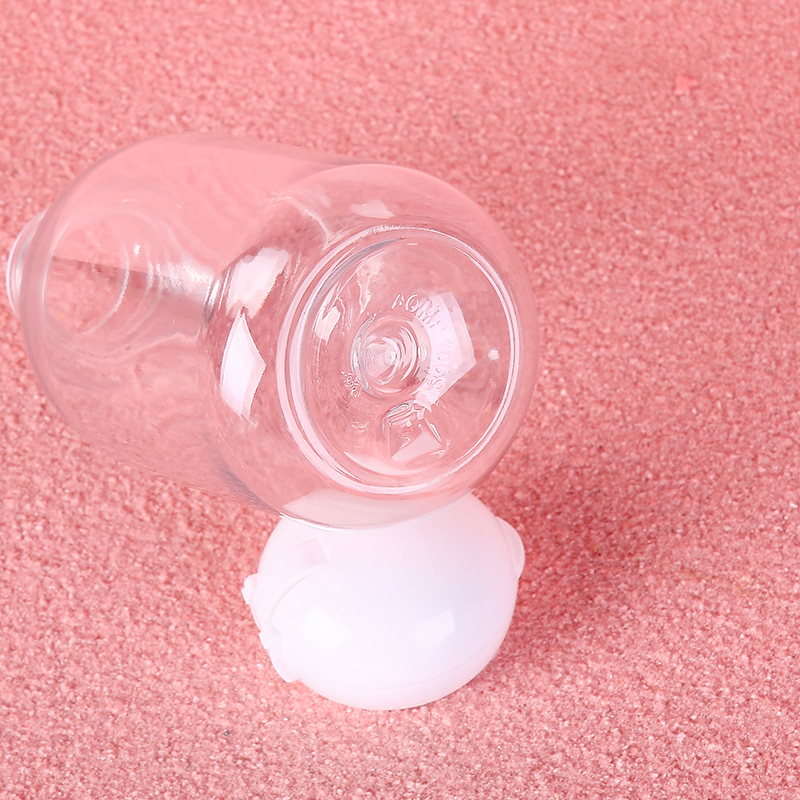 3.3oz 100ml Cute Baby Lotion Cream Shampoo PET Flip Cap Plastic Bottle