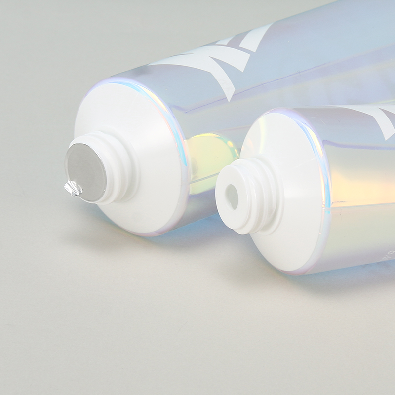 Wholesale Cosmetic Cream Tube Holographic Clear Hoses for Hand Cream Face Cleaner Lotion