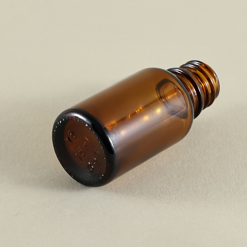 5ml 10ml 15ml 30ml amber glass dropper bottle with golden collar serum oil container