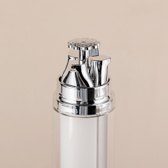 New design luxury 3-chamber bottle 45ml refillable empty lotion container