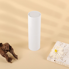 Refillable 3-chamber airless bottle lotion plastic empty cosmetic packaging