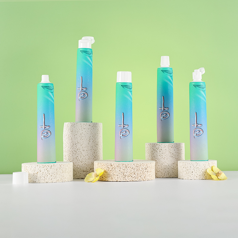 Popular design free sample D28 ABL cosmetic squeezable tubes empty pacakging