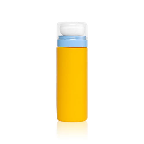 120g HDPE Baby Powder Bottles With silicone applicator Packaging
