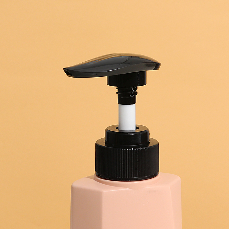 Irregular 300ml 500ml HDPE lotion bottle shampoo body gel packaging with dispensers