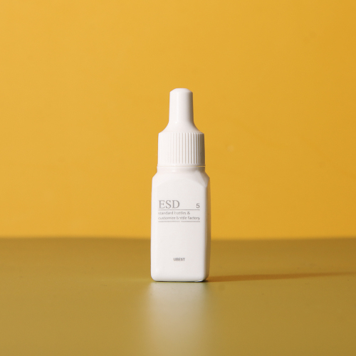 Free Sample 5ml HDPE Mini plastic Dropper Bottles squeeze eye drop bottle with Long nozzle tip
