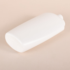 OEM 200ml flat plastic bottle HDPE shampoo bottles flip cap