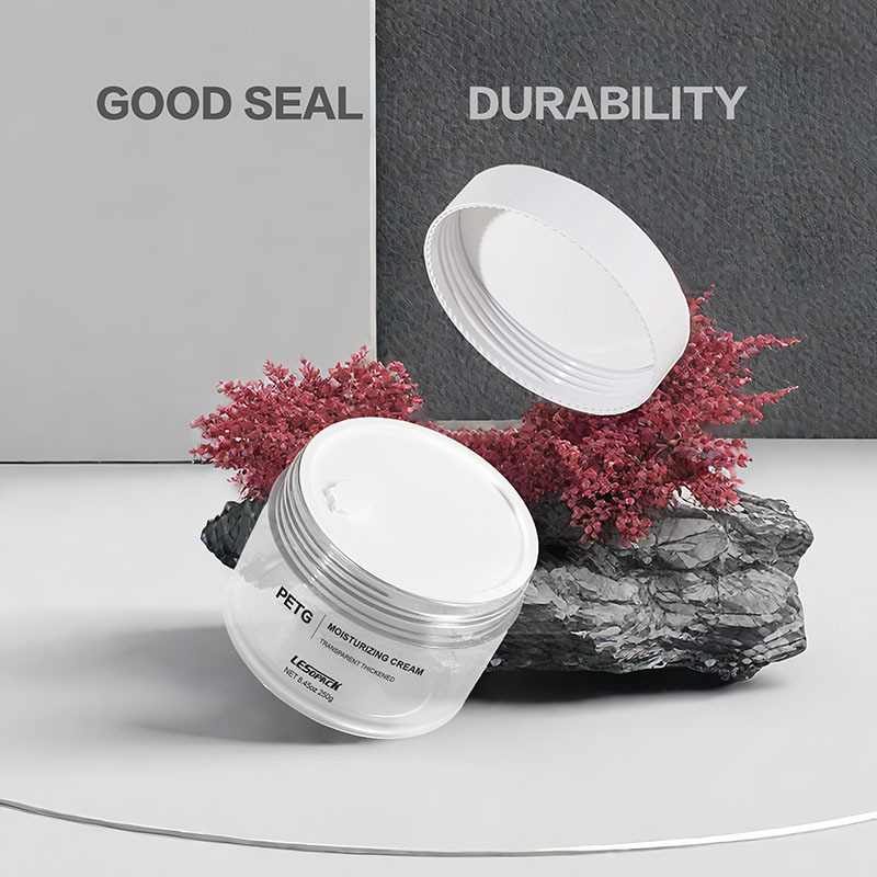 Luxury Thick Wall 200g 250g PETG Cream Jar Skin Care Beauty Packaging