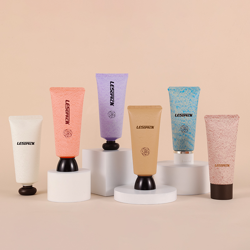 Customized beauty skincare empty packaging PE soft tube D40 cream container