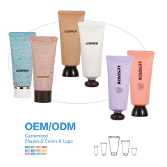 Customized beauty skincare empty packaging PE soft tube D40 cream container